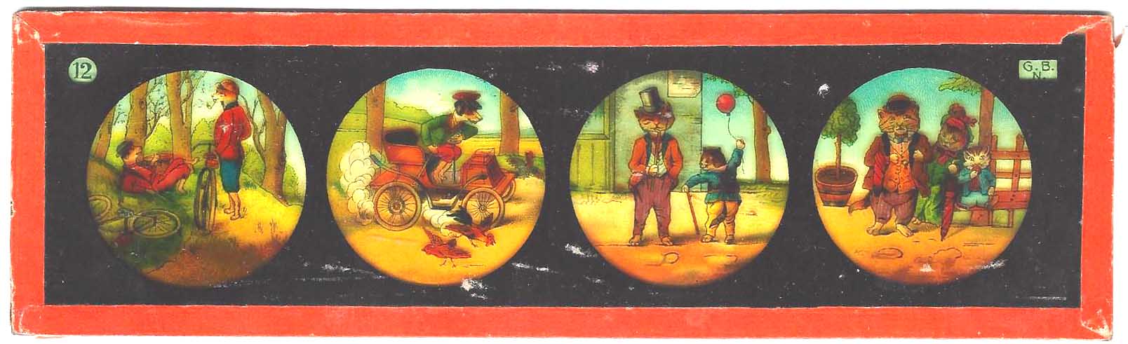 Laterna magica - skleněné dia obrázky (č.01)