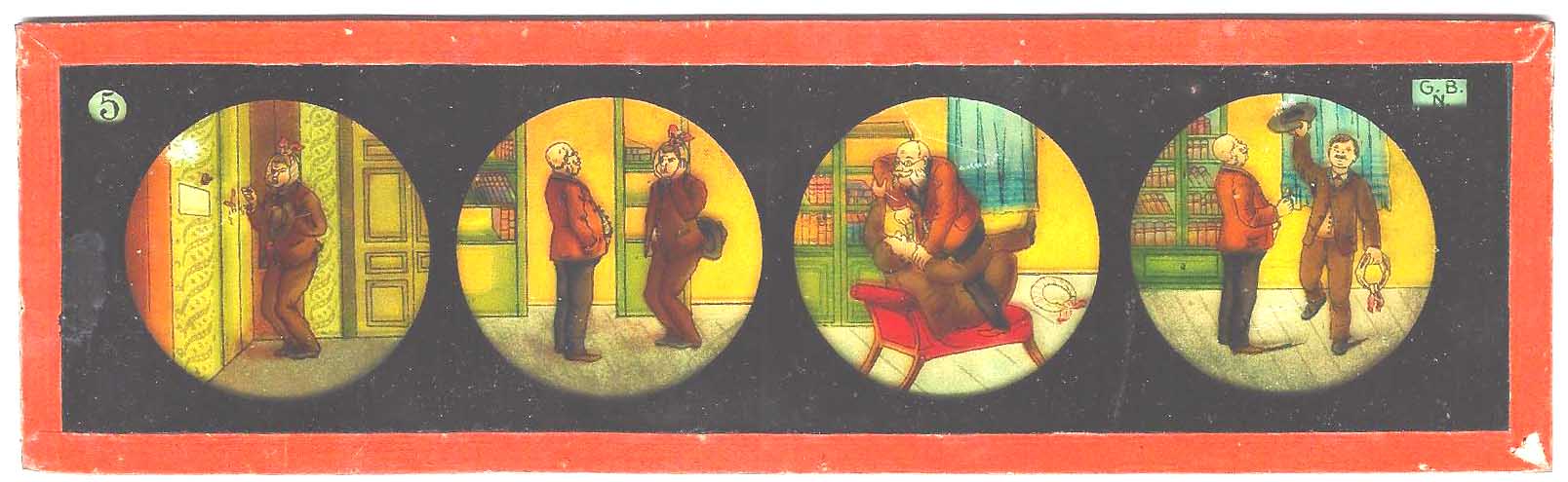 Laterna magica - skleněné dia obrázky (č.02)