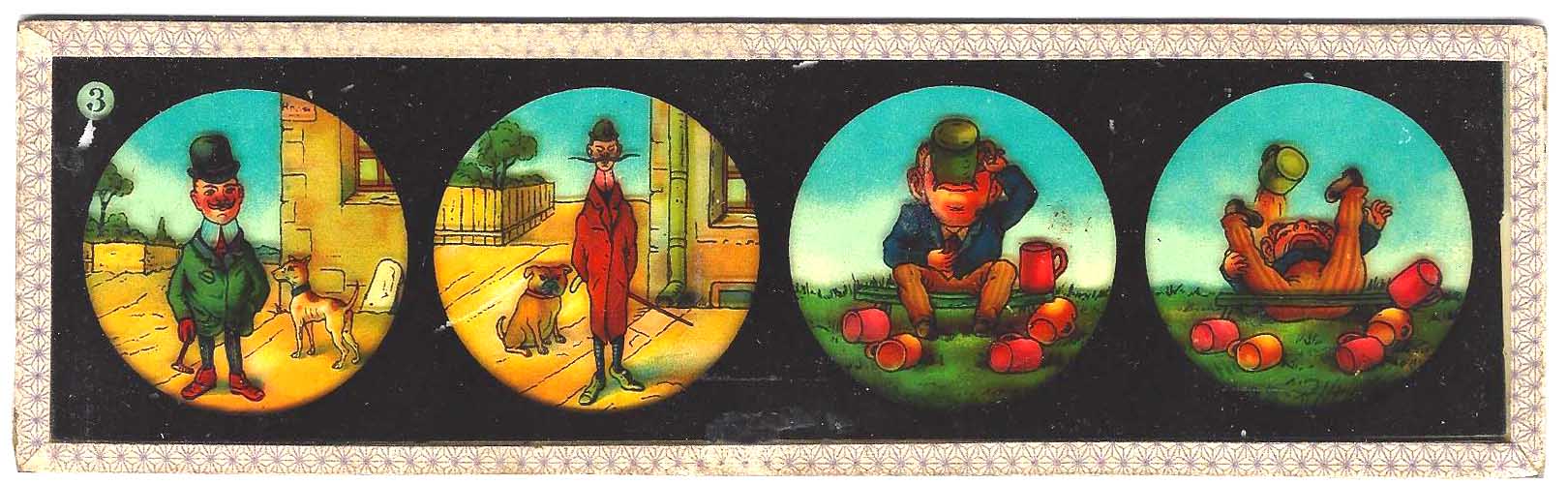 Laterna magica - skleněné dia obrázky (č.24)