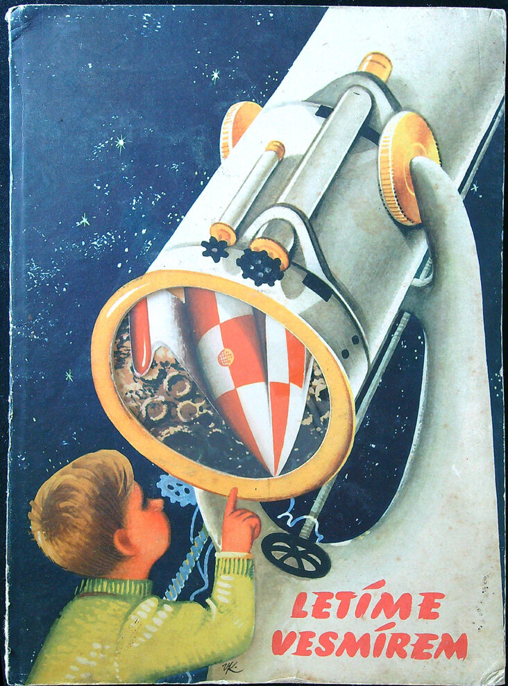 Čajda Ivan: Letíme vesmírem (Ilustroval Vojtěch Kubašta)