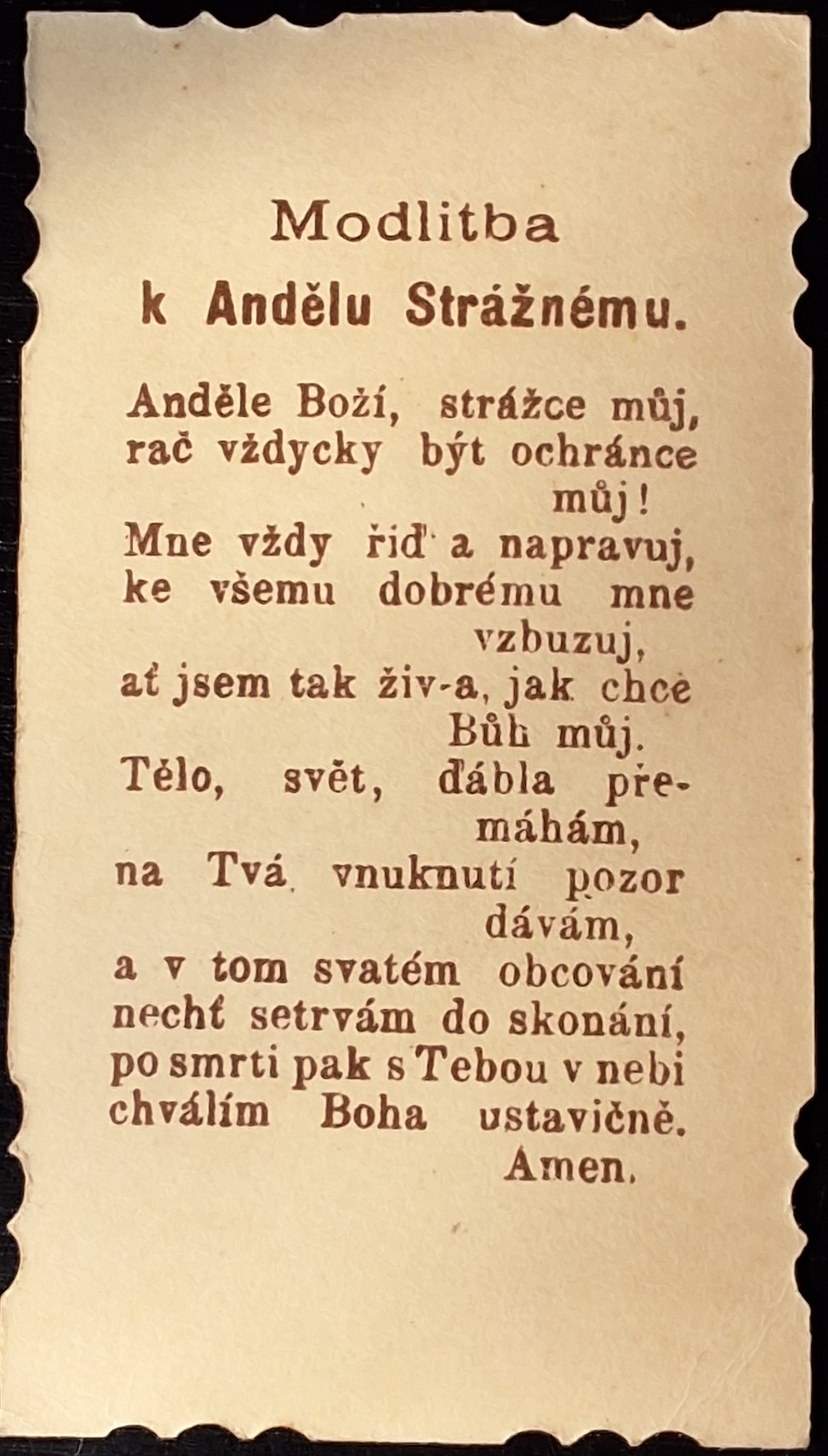 Svatý obrázek - ANDĚL STRÁŽCE - Obrázek 2