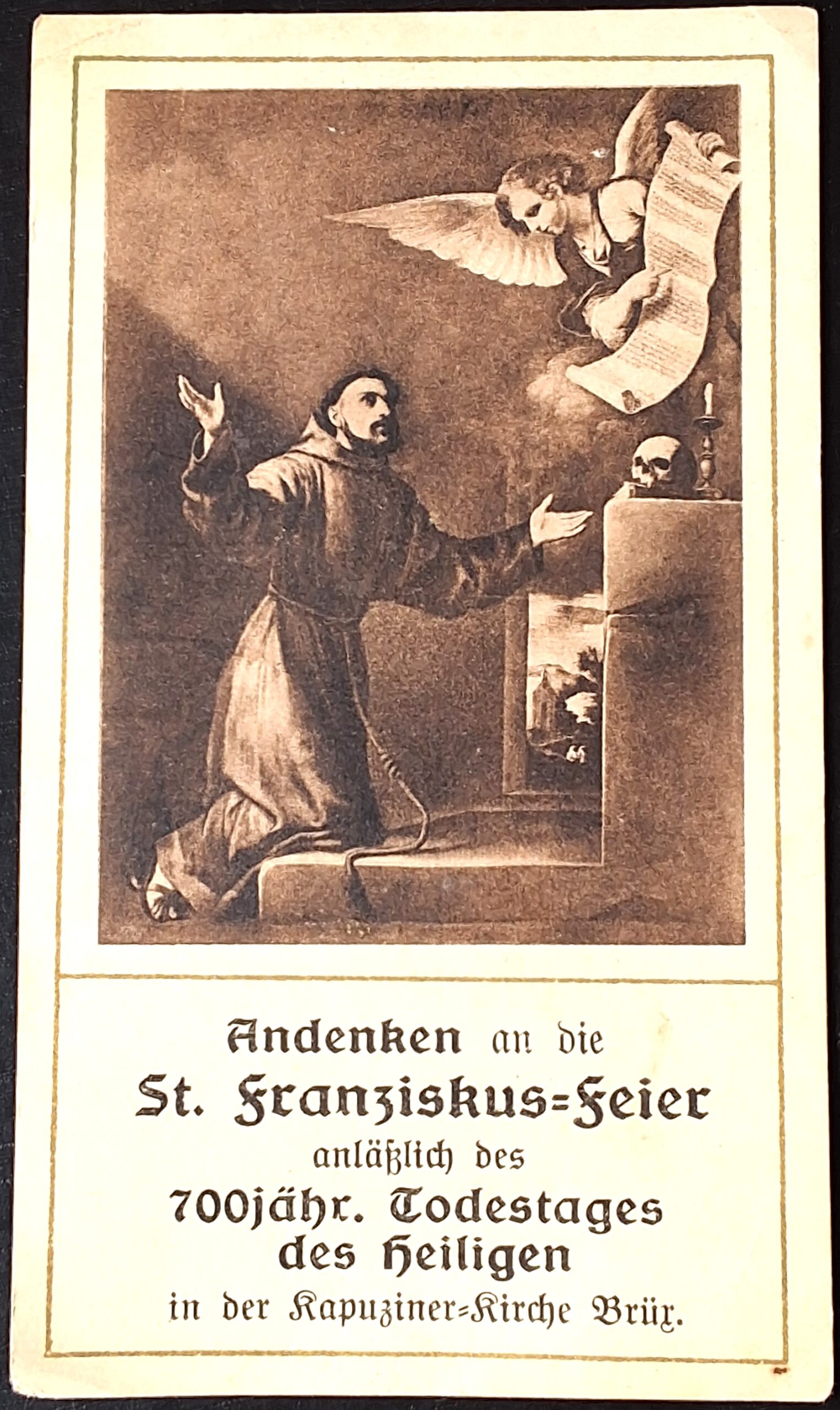 Svatý obrázek - ANDENKEN AN DIE ST. FRANZISKUS=FEIER ...