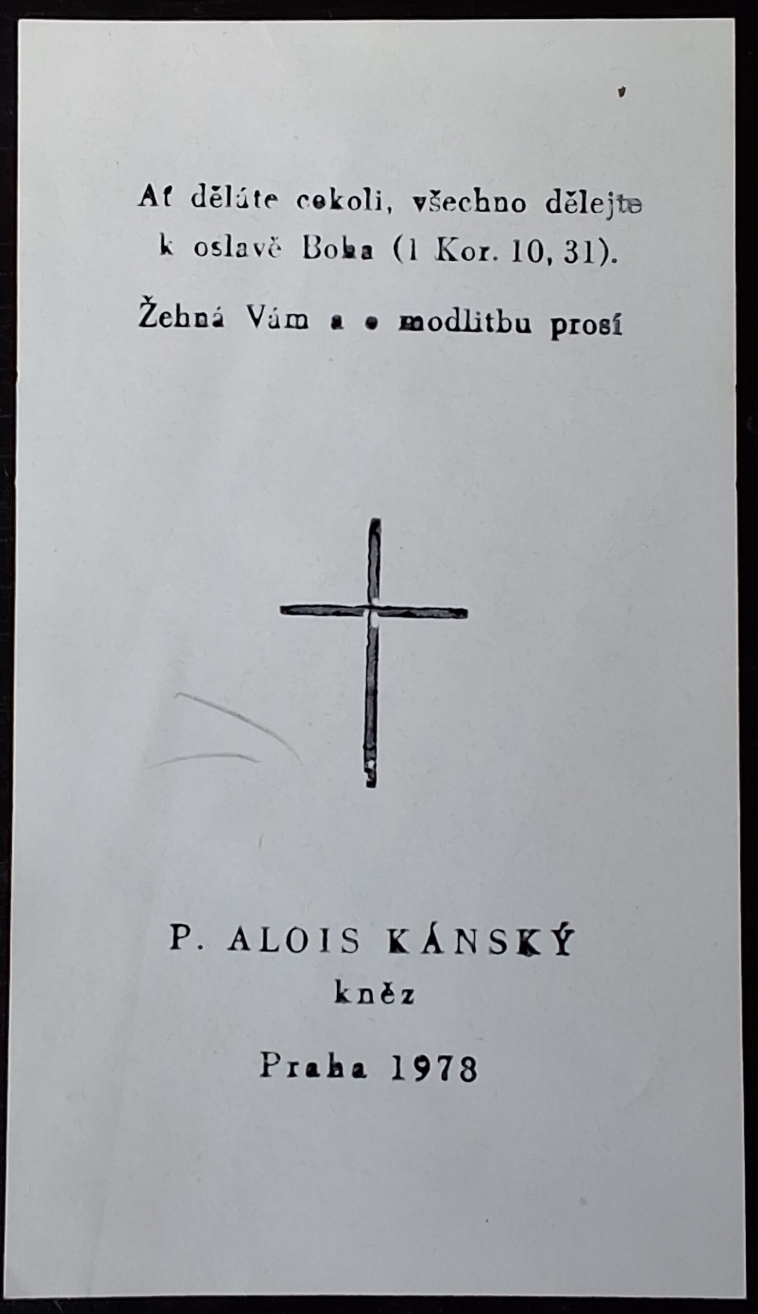 Svatý obrázek - AŤ DĚLÁTE COKOLI, VŠECHNO DĚLEJTE K OSLAVĚ BOHA. - Obrázek 2