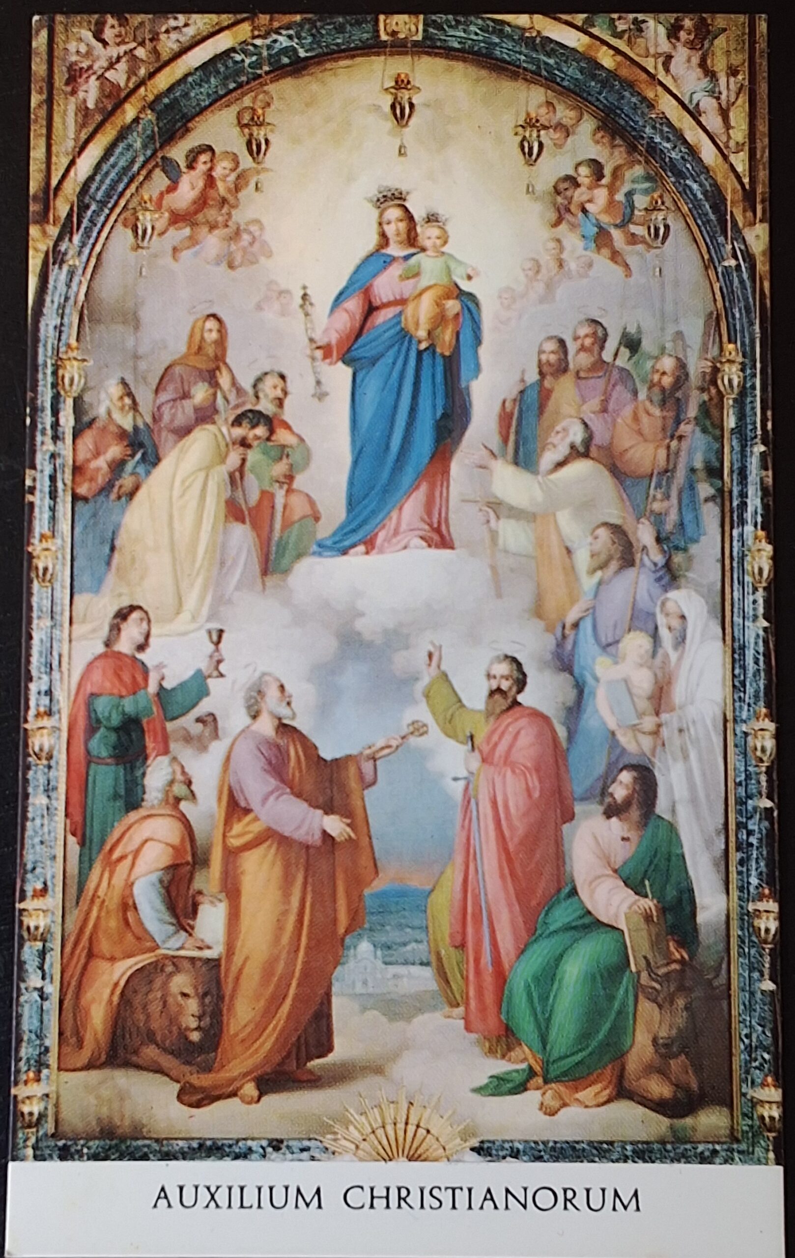 Svatý obrázek - AUXILIUM CHRISTIANORUM