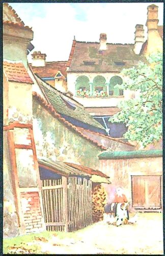Pohlednice - okr. Český Krumlov - Český Krumlov - Pohled ulice