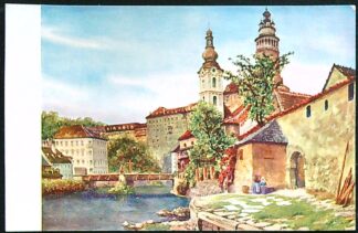 Pohlednice - okr. Český Krumlov - Český Krumlov - Státní hrad a zámek