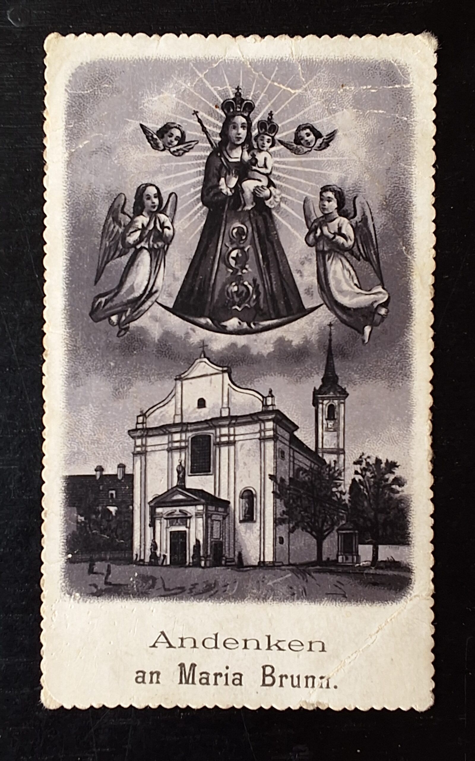 Svatý obrázek - ANDENKEN AN MARIA BRUNA.