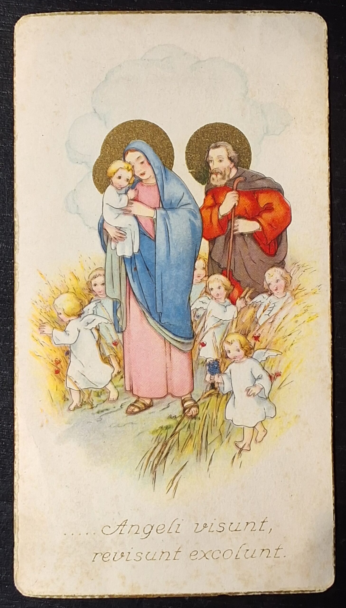 Svatý obrázek - ANGELI VISUNT, REVISUNT EXCOLUNT.