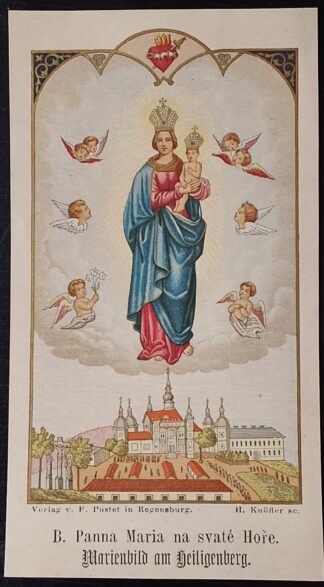 Svatý obrázek - B. PANNA MARIA NA SVATÉ HOŘE.