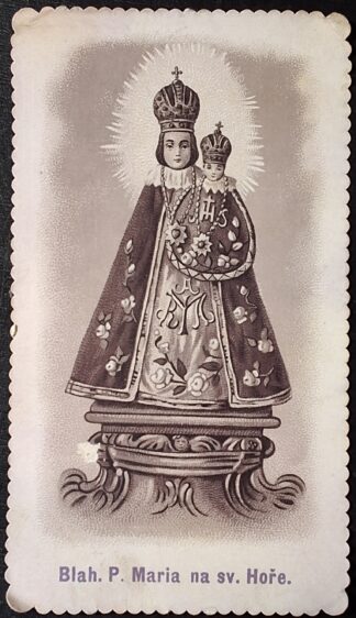Svatý obrázek - BLAH. P. MARIA NA SV. HOŘE.