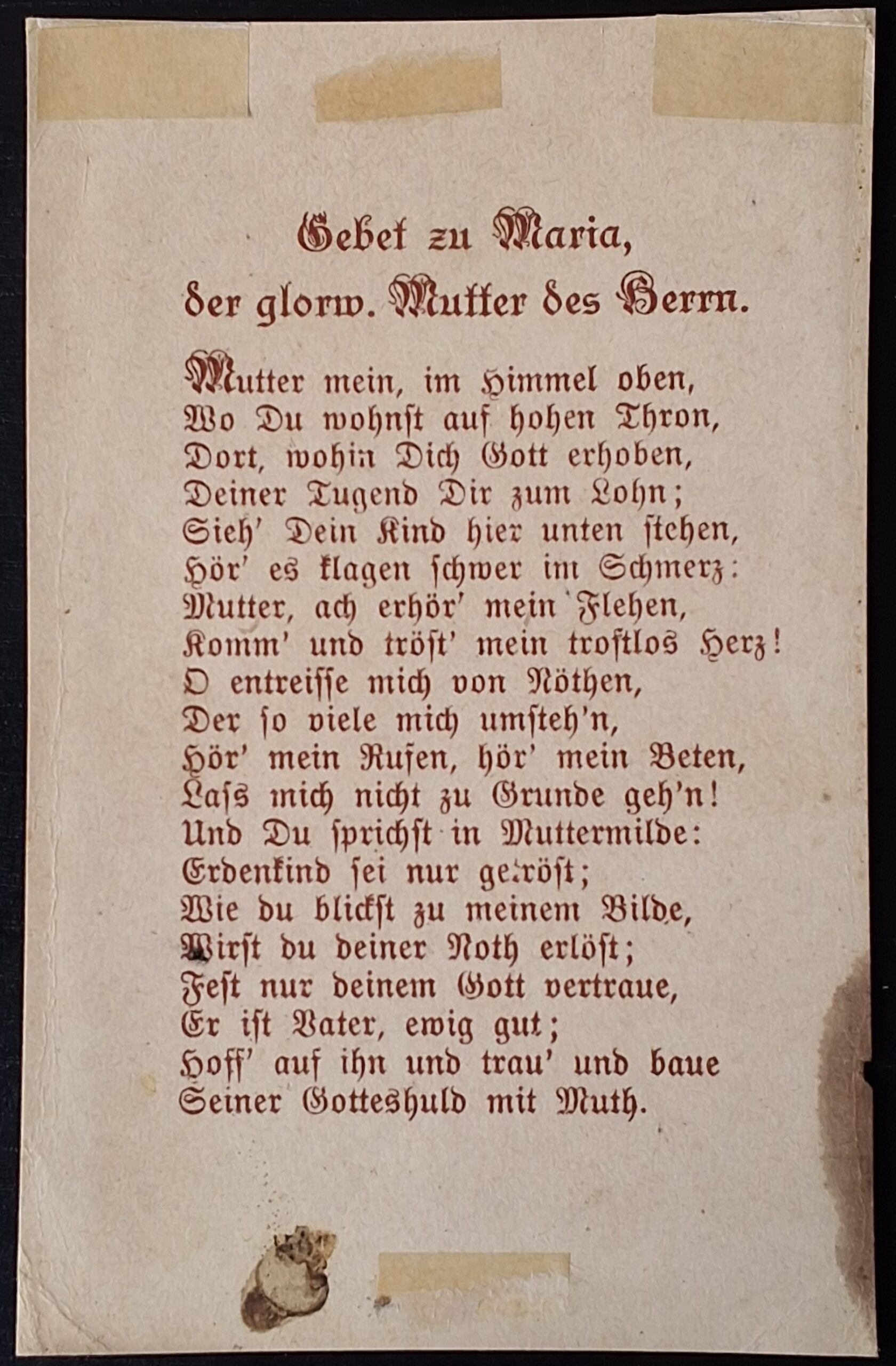 Svatý obrázek - ANDENKEN AN MARIA GOJAU. - Obrázek 2