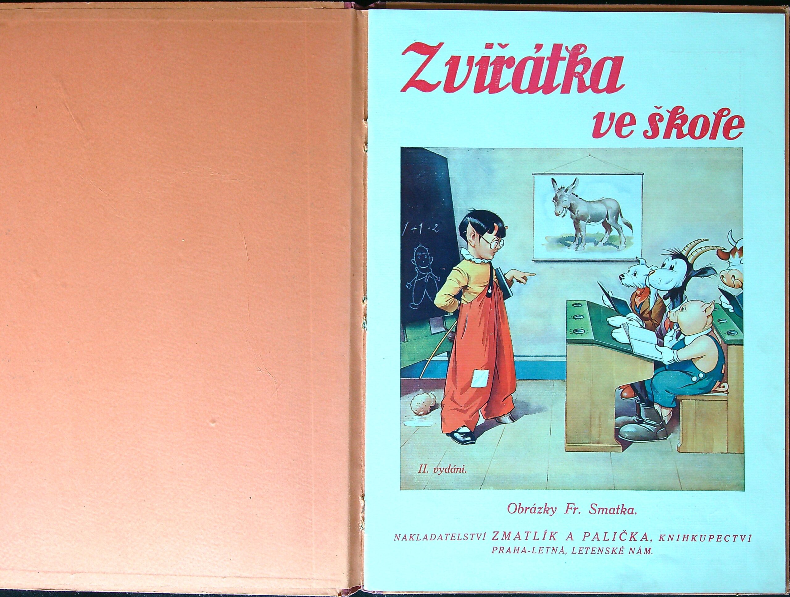 Haering Otakar: Zvířátka ve škole (Il. Fr. Smatek) - Obrázek 4