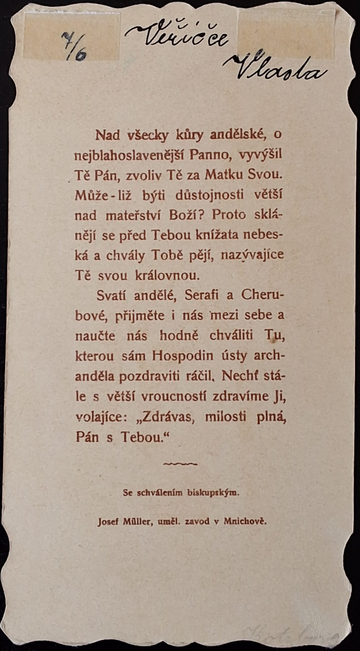 Svatý obrázek - AVE REGINA ... - Obrázek 2