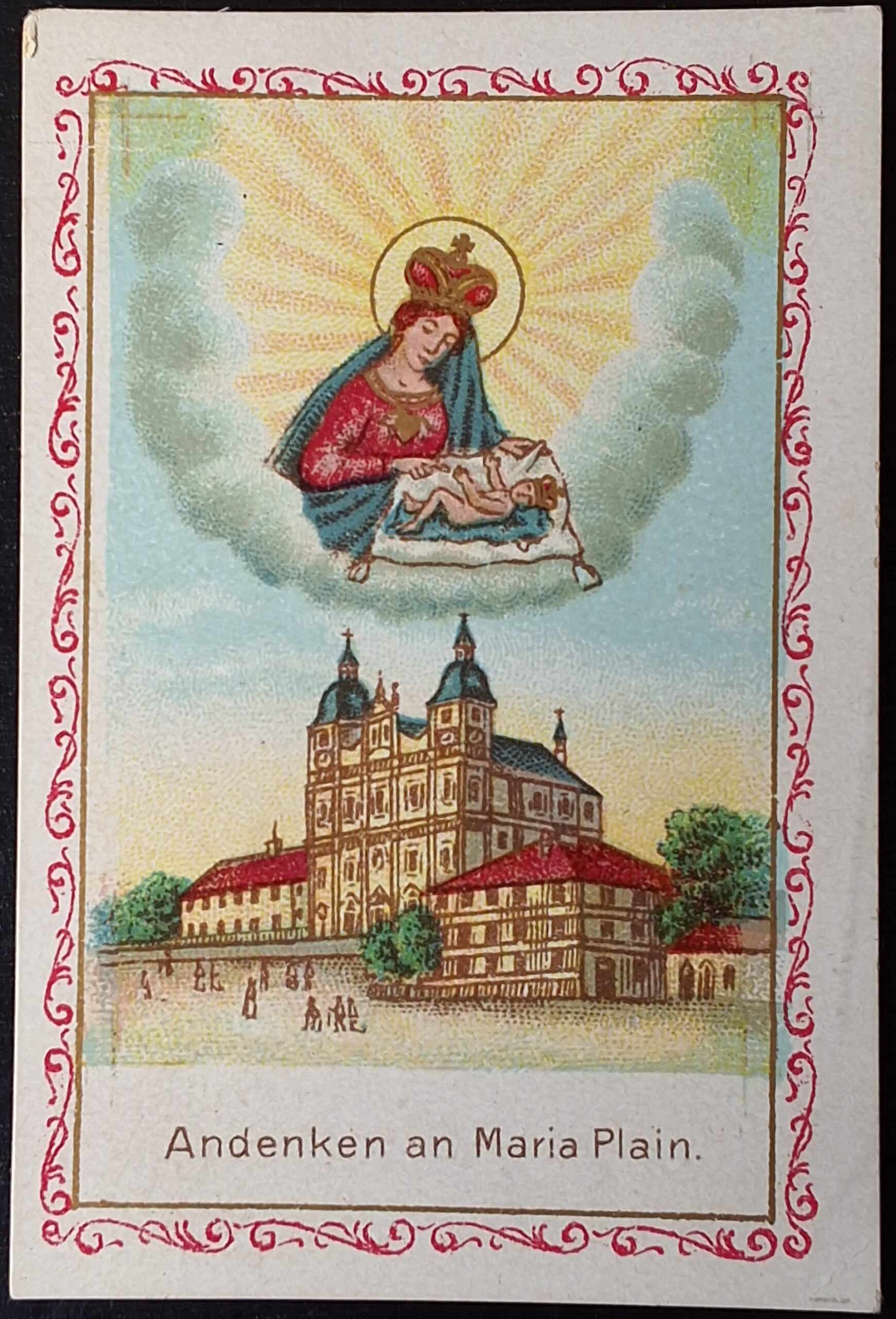 Svatý obrázek - Andenken an Maria Plain.