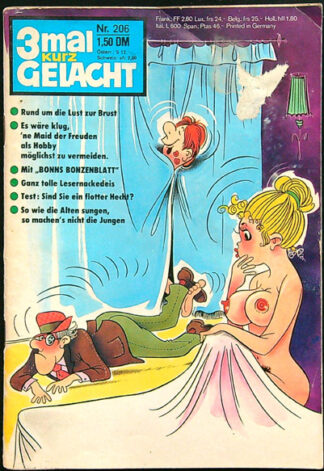Akt Erotika - Časopis -3 mal Gelacht Nr.206