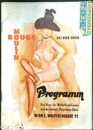 Akt Erotika – Časopis – Moulin Rogue Programm (Vídeň)