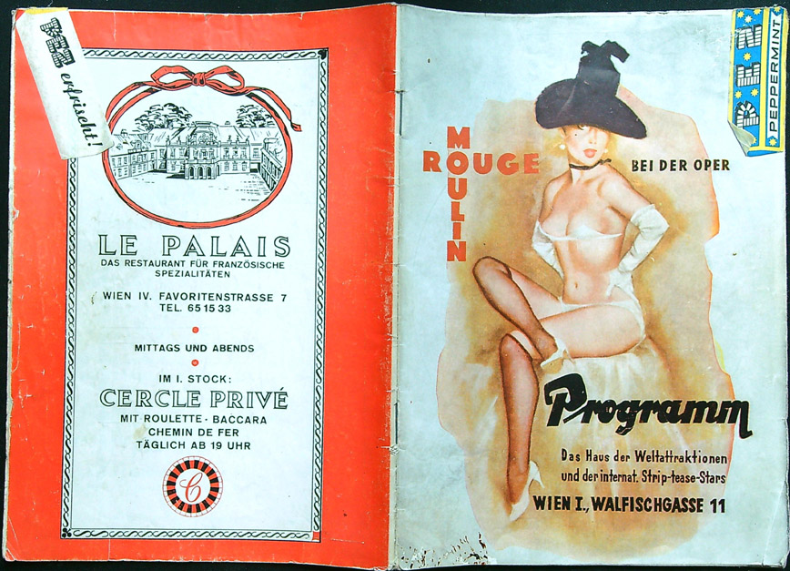 Akt Erotika – Časopis – Moulin Rogue Programm (Vídeň) - Obrázek 6