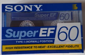 Audiokazeta: Sony Super EF 60 - Nerozbalená