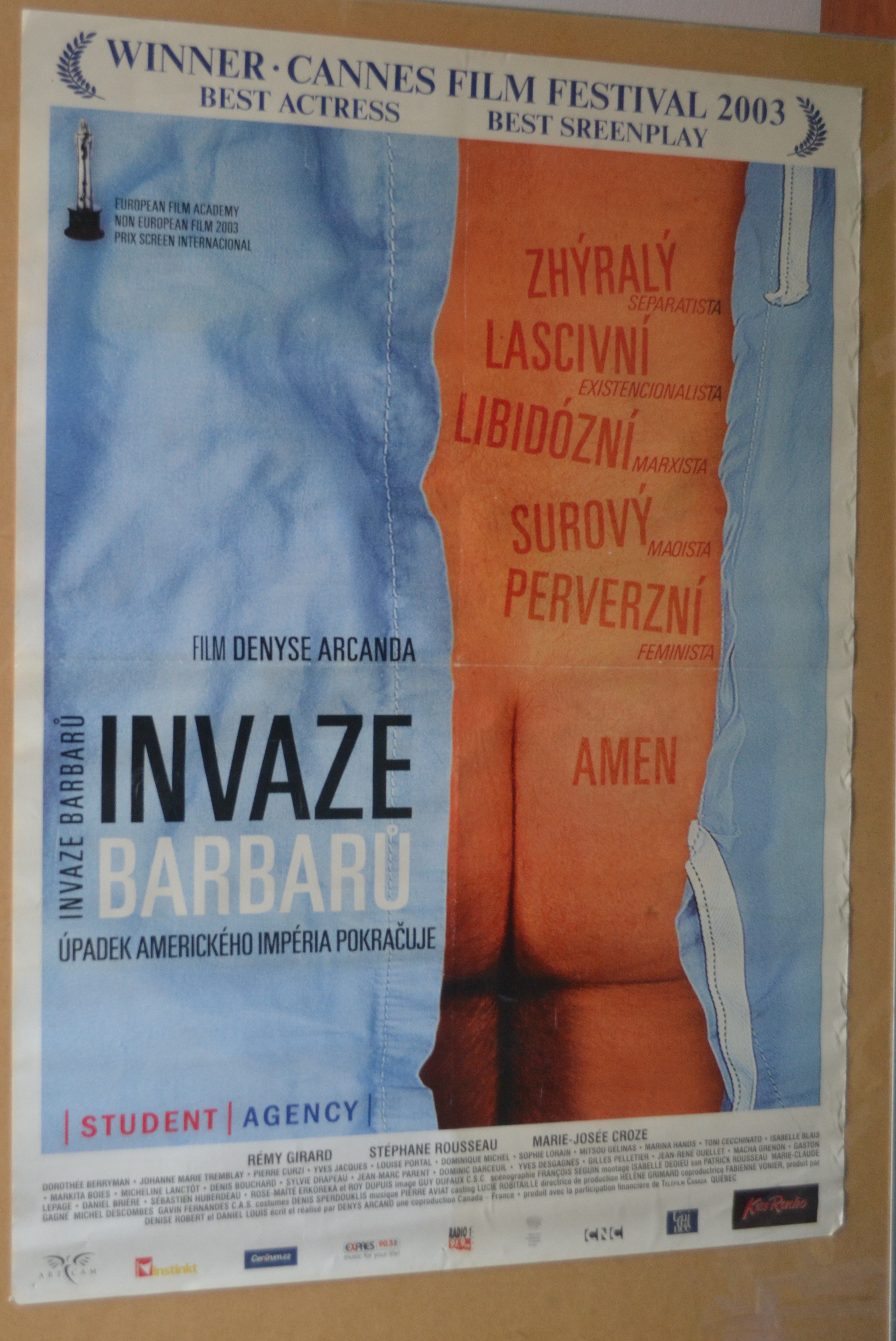 Filmový plakát - Invaze barbarů