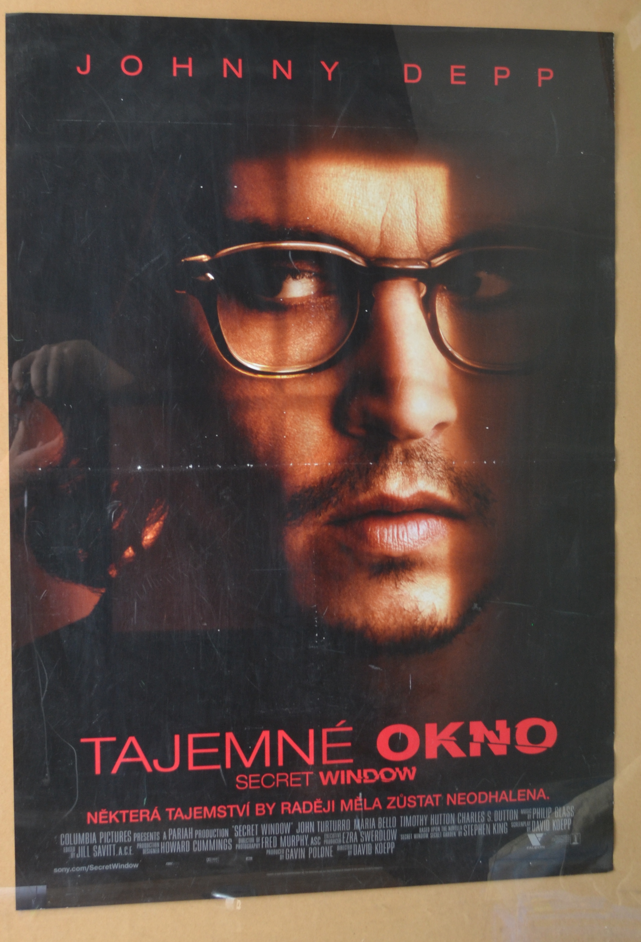 Filmový plakát - Tajemné okno - (Johnny Depp)