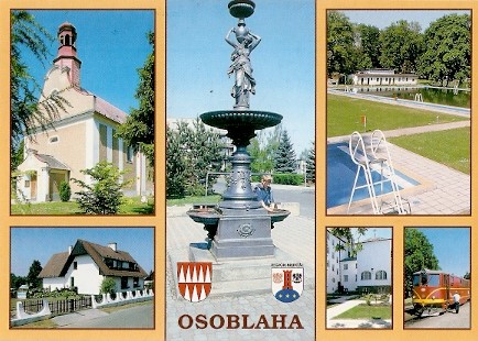 Pohlednice - Okres Bruntál - Osoblaha - více záběrový (Velký formát)