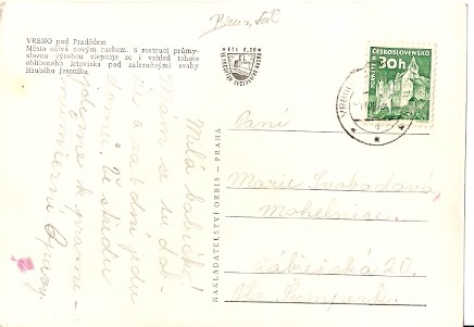 Pohlednice - Okres Bruntál - Vrbno pod Pradědem - Kino (Velký formát) - Obrázek 2