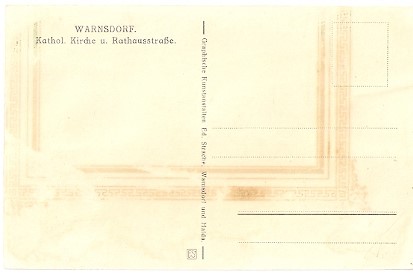 Pohlednice - Okres Děčín - Varnsdorf - Kostel a radnice - Obrázek 2