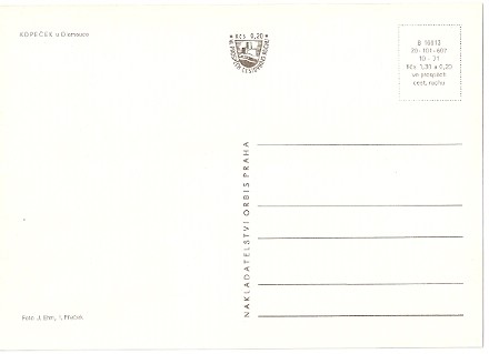 Pohlednice - Okres Olomouc - Kopeček u Olomouce - Okénkový (Velký formát) - Obrázek 2