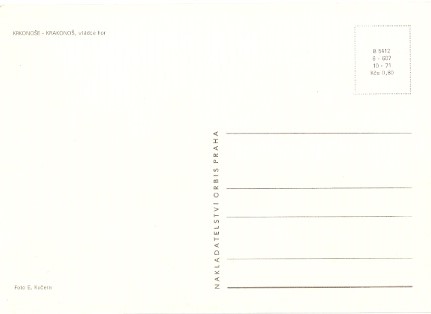 Pohlednice - Okres Trutnov - Krkonoše - Krakonoš sedící (Velký formát) - Obrázek 2