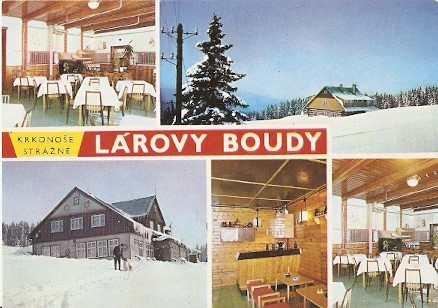 Pohlednice - Okres Trutnov - Strážné - Lárovy boudy (Velký formát)