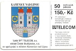 Telefonní karta - 1997.09.42 - Kamenice nad Lipou - Obrázek 2
